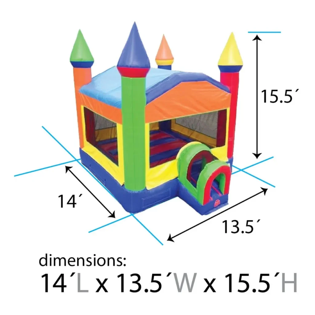 inflatablebouncehouserainbowdimensions nashville party rentals
